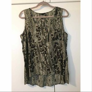 Camo-style tank top